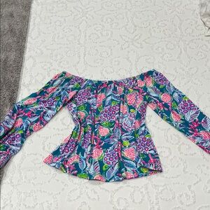 Lilly Pulitzer Off-Shoulder Top